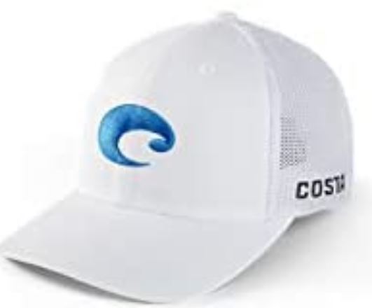 Costa Del Mar Camo Logo Trucker In Blue, Angle - Costa Hats PNG Image