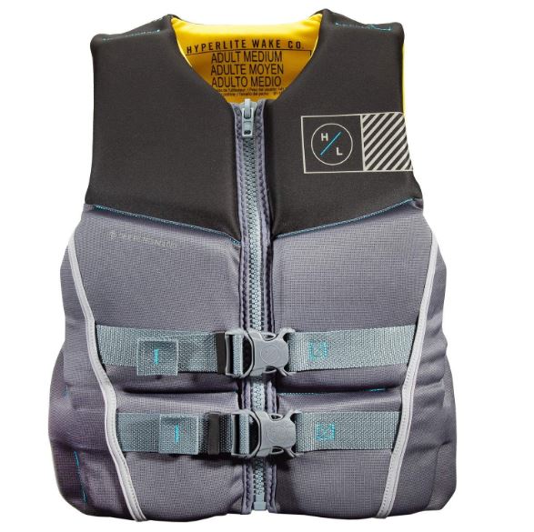 HYPERLITE Prime CGA Wakeboard Vest Mens Black/Yellow C&R Ski/Outdoor