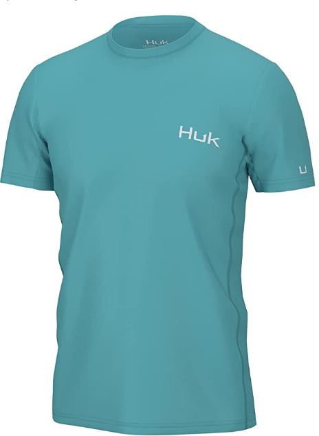 HUK Men's Standard Icon X Short Sleeve, Fishing Shirt with Sun Protection,  Ipanema