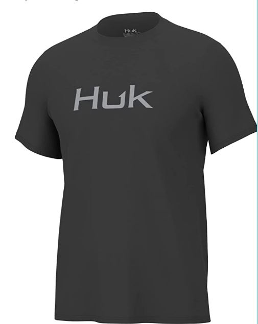 HUK Men's Standard Performance Fishing Logo Tee, Short Sleeve, Quick-Dry